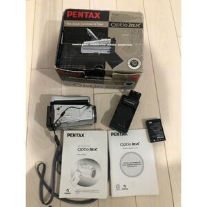 Vintage PENTAX Optio MX Digital Camera - Silver
